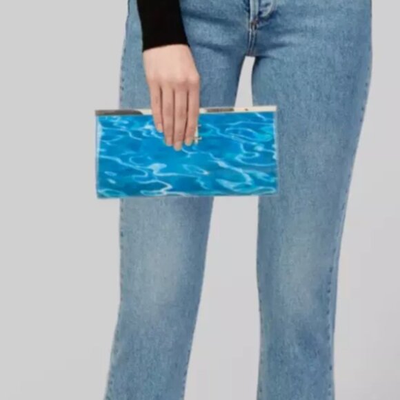 LIMITED EDITION Kate Spade Pool Party Clutch with Ladder Accented Clutch - Picture 5 of 6